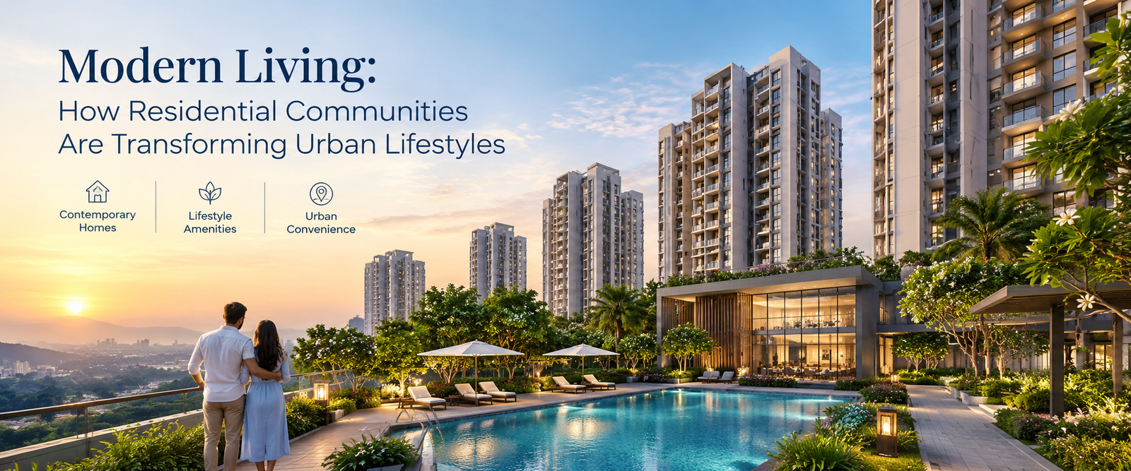 Prestige falcon city thane modern living